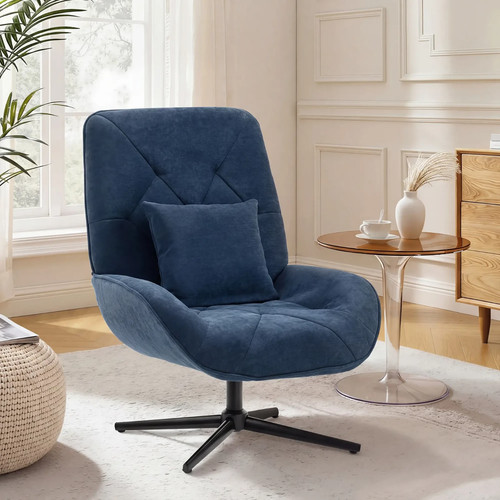 Homcom swivel accent chair - homcom,