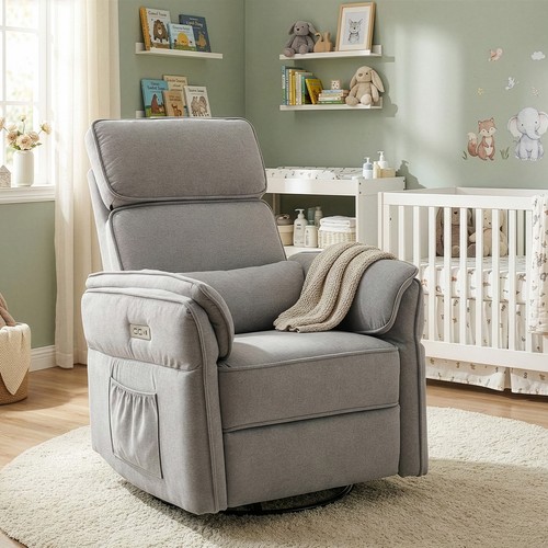 Swivel electric recliner chair - recliner,