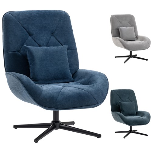 Homcom swivel accent - homcom,