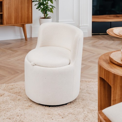 Swivel chair upholstered teddy - swivel,