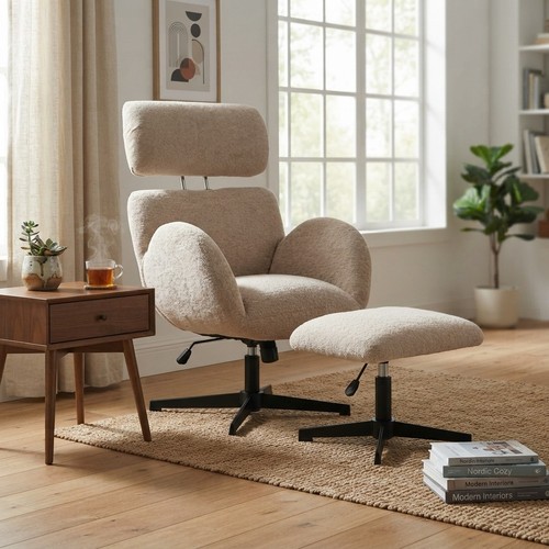 Modern swivel armchair - modern,