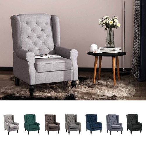Retro accent chair - retro, wingback