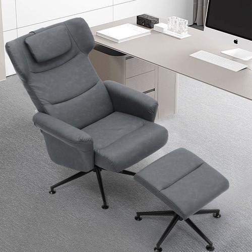 Leather swivel chair - pu,