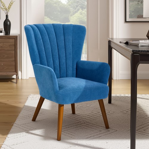 Lounge chair velvet armchair - velvet,