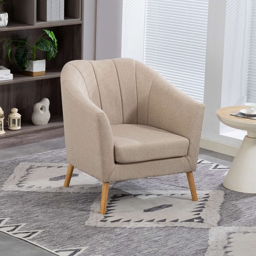 Modern fabric tub chair - tub,