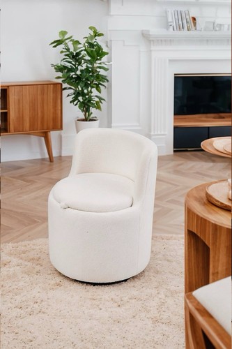Chair upholstered sherpa - upholstered,