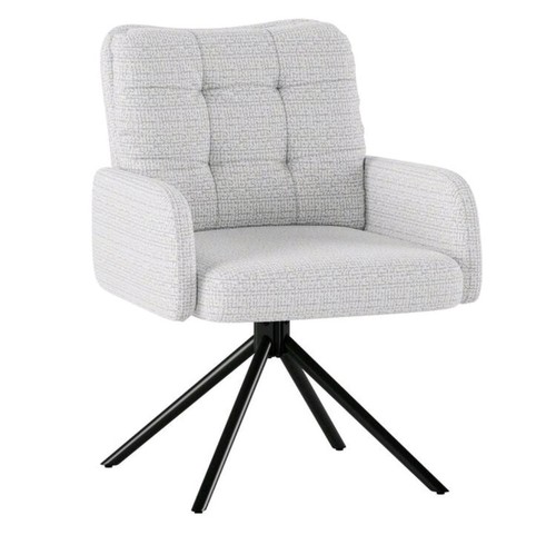 Grey swivel armchair - grey,
