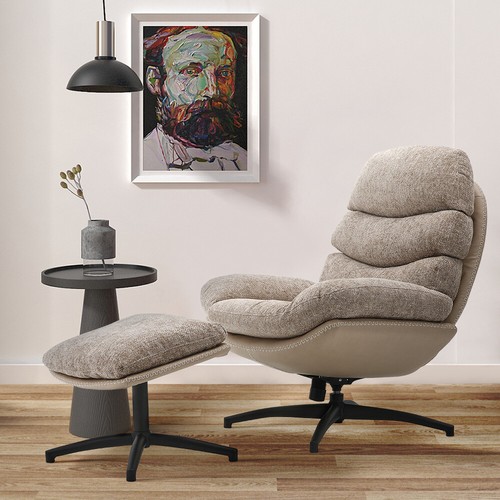 Fabric upholstered egg - fabric,